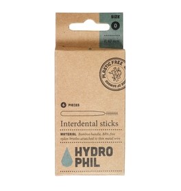 Bamboe tandenrager 0.4mm van Hydrophil, 10 x 6 stk